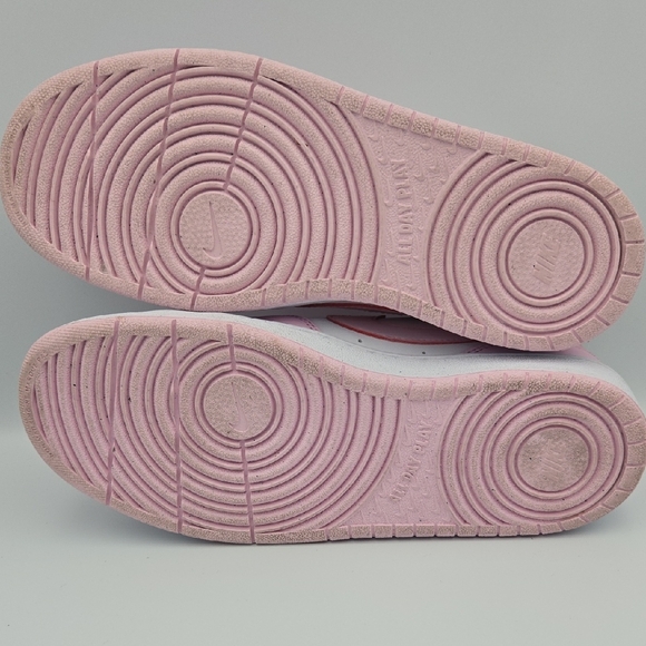 Nike Girls Court Borough Low Top Recraft, Pink And‎ White Sneakers, Size 6.5Y - Picture 11 of 11